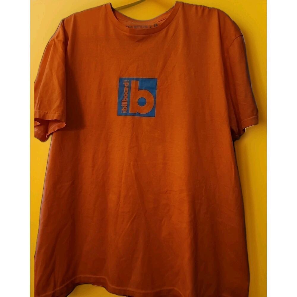 iBillboard‎ Logo B Orange Men's Tee Urban Outfitters Sz OS New Excellent